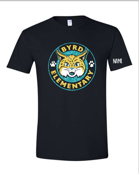 Bryd Elem glitter spirit shirt