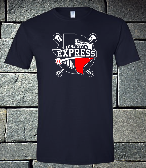 LSE navy logo - t-shirts, dri fit, and ladies