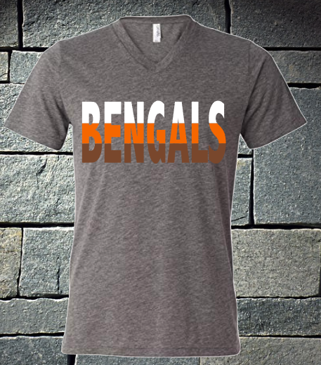 Bengals three color ombre - ladies