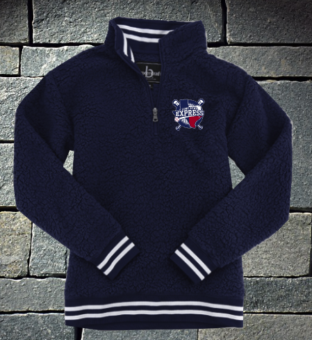 Lone Star Express Navy Sherpa