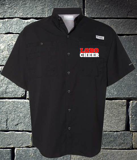 Lobo Cheer Black Columbia Fishing shirt