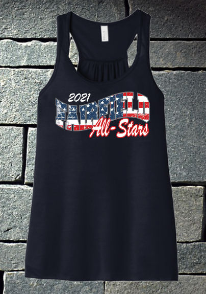 20XX Fairfield All-stars racerback tank