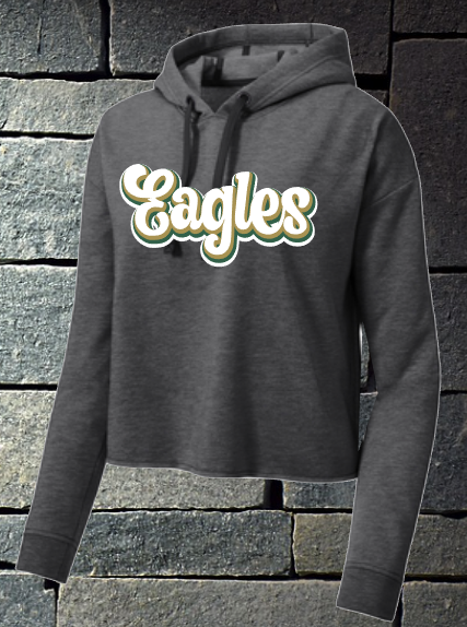 Eagles 2025 cropped hoodie