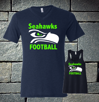Ladies top seahawks shirts