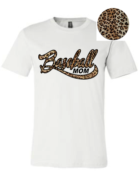 Leopard print hot sale baseball shirt