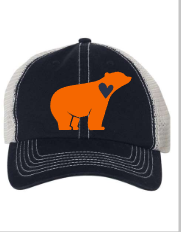 Bridgeland Den Moms Hat- Bear w/ heart '47 Brand