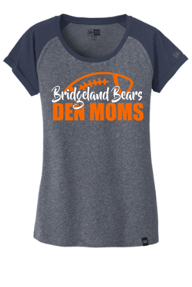Bridgeland Den Moms w/ Football- New Era Shirt
