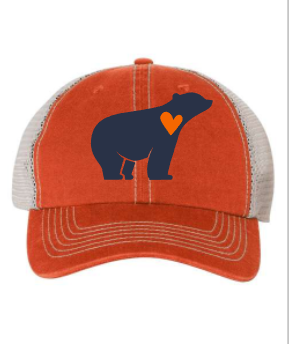 Bridgeland Den Moms Hat- Bear w/ heart '47 Brand