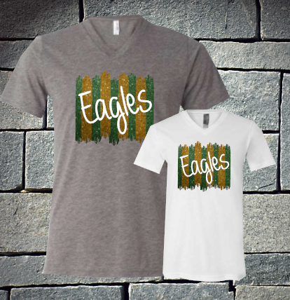 2023 Eagles faux glitter swashes