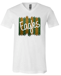 2023 Eagles faux glitter swashes
