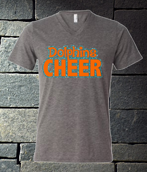 Dolphins Cheer - white or gray