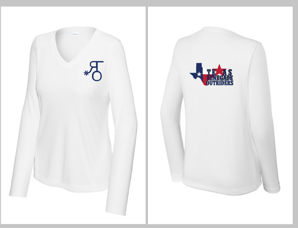 Texas Renegade Outriders - Womens long sleeve drifit
