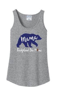 Bridgeland Den Moms Cotton Core Tank Mama in Bear