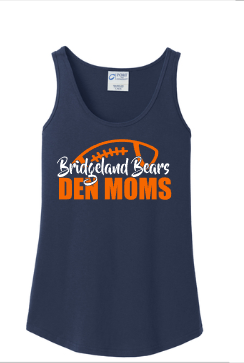Bridgeland Den Moms w/ Football on Cotton Tank