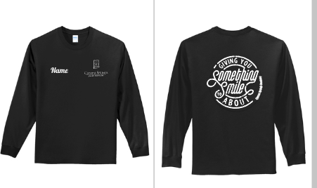 Cotton Long sleeve- Something to Smile about