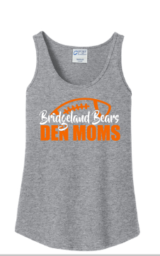 Bridgeland Den Moms w/ Football on Cotton Tank