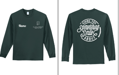 Cotton Long sleeve- Something to Smile about
