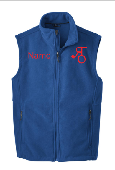 Embroidered Texas Renegade Outriders Vest Mens