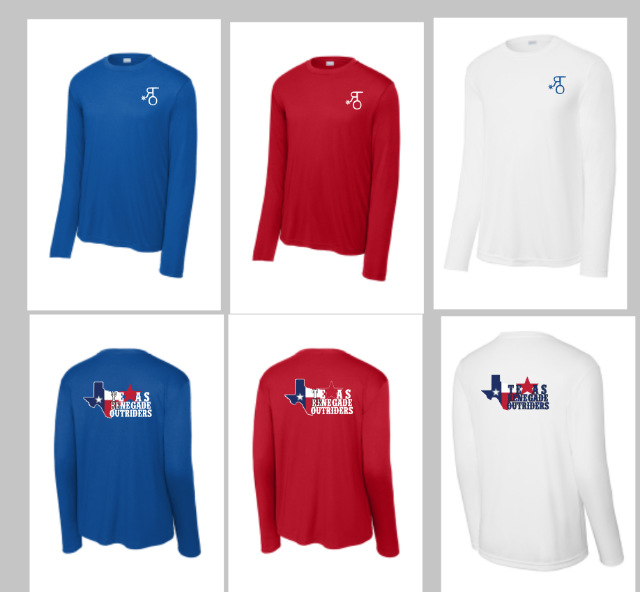 Texas Renegade Outriders - long sleeve dri fit