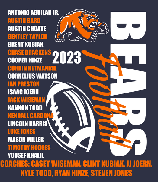 2023 Bears Football roster - Wiseman