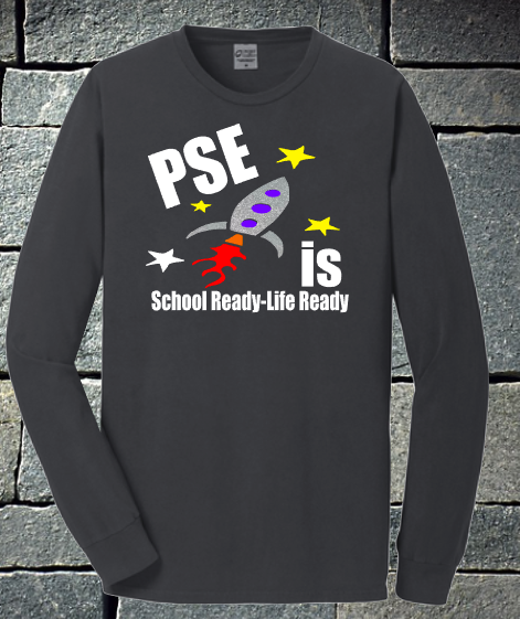 Mens - PSE is School Ready - Life Ready 2020 Grey Short or Long sleeve