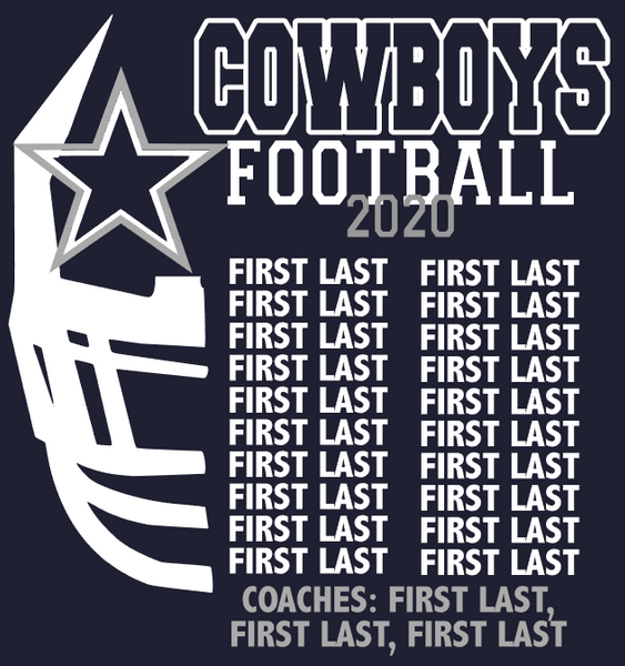 Cowboys Rookie ROSTER 2020 -
