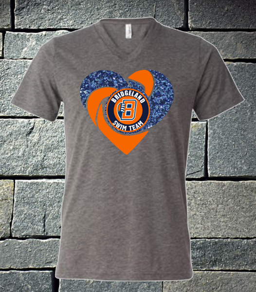Bridgeland Swim Team heart