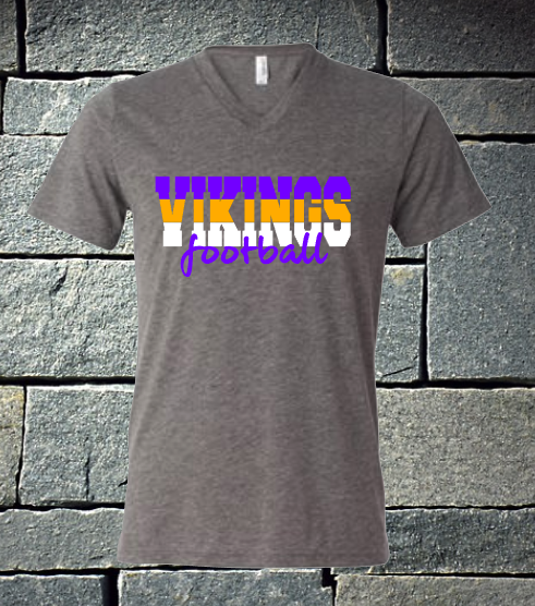 Vikings three color football