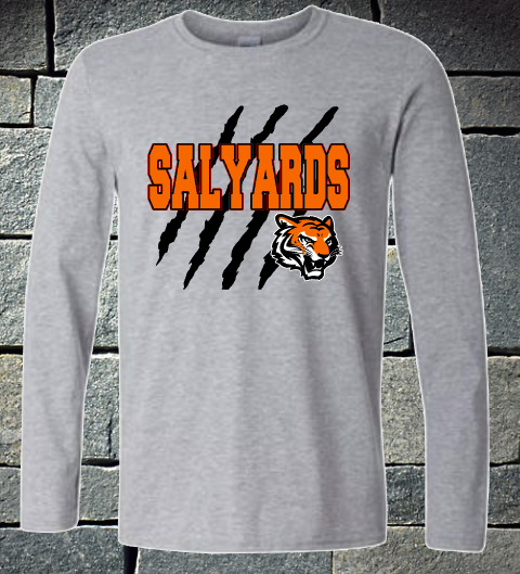 Salyards Long Sleeve with claw and bengal head