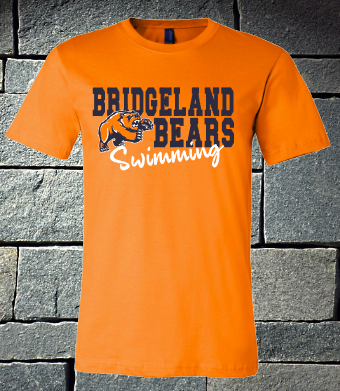 Bridgeland Bears with bear Swimming - ladies orange