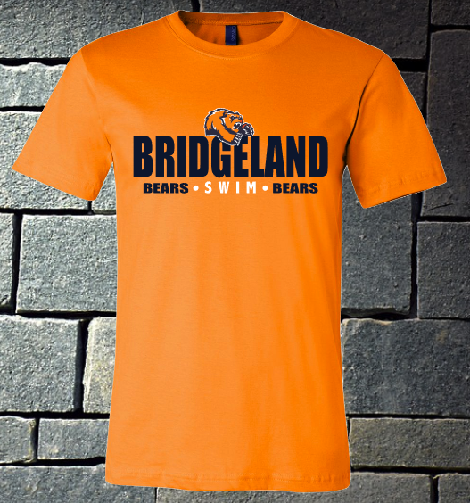 Bridgeland Bears Swim - orange