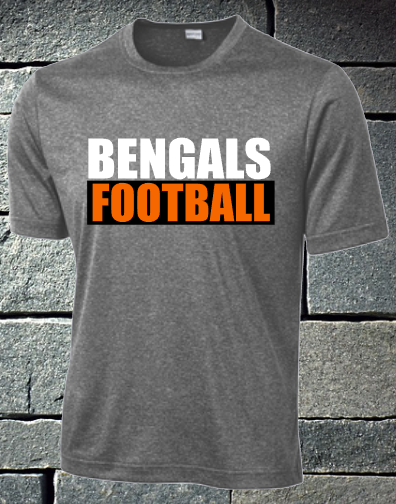 Bengals Football with block letters