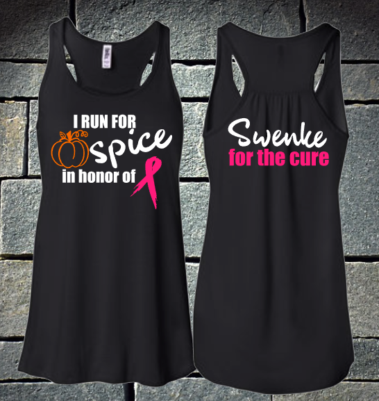 I run for pumpkin spice - Swenke for the cure