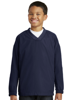 V-neck Wind shirts - navy