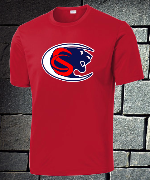 Cy Springs Panthers logo - mens dri fit and t-shirt