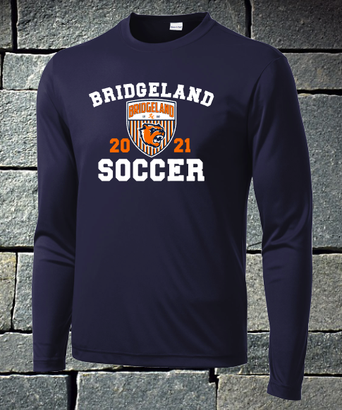 Bridgeland Soccer Long sleeve dri fit or t-shirt