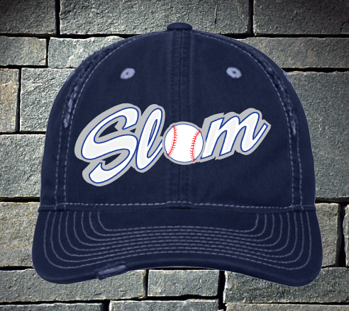 Slam baseball ripped and distressed baseball hat