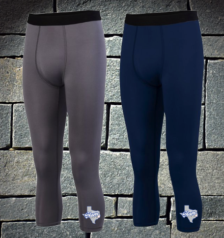 Slam baseball Compression calf length tights - Texas logo