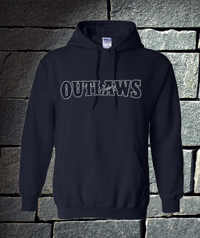 Outlaws baseball Hoodie