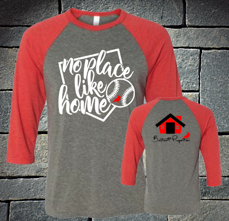 No place like home - Boutwell - 3/4 sleeve triblend