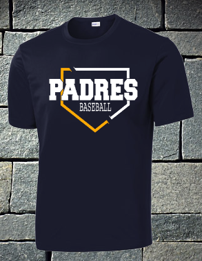 Fairfield Padres Home Base- Dri fit