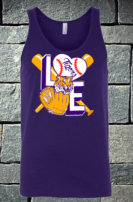 Fairfield Tigers purple unisex tank