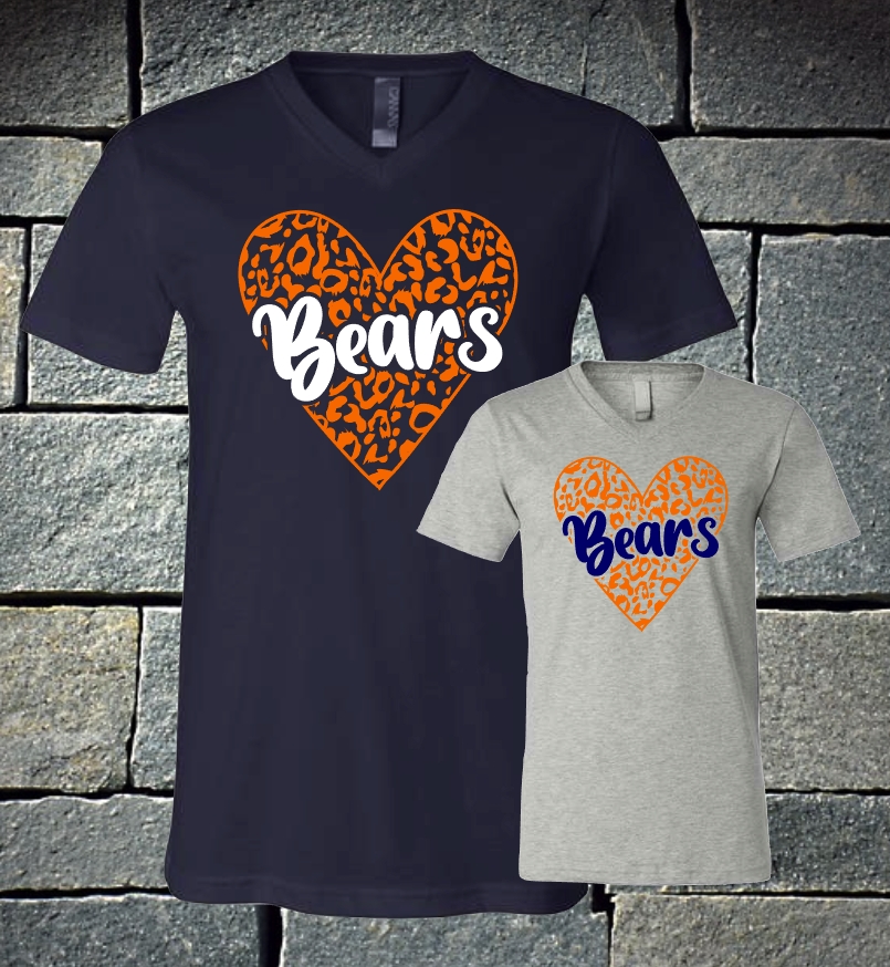 Bears leopard heart
