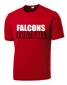 Falcons football block letters