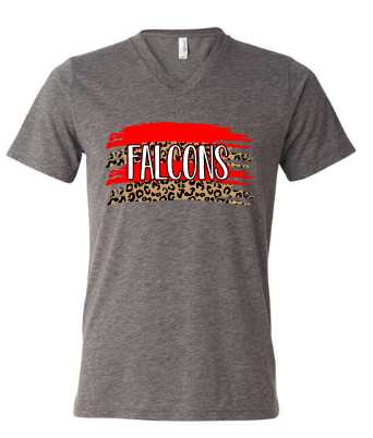 Falcons with leopard