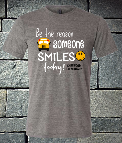 2021 Be the reason someone smiles today - grey