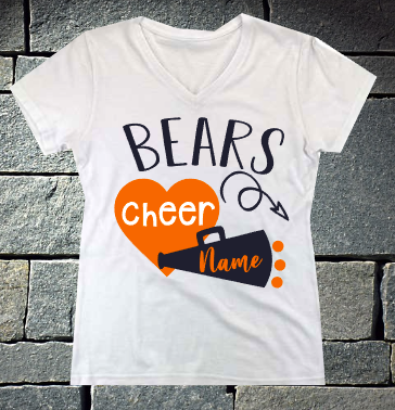 Bears Flag Cheer Girls Roster shirt 2021