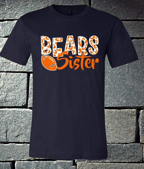 Bears Leopards Print Sister