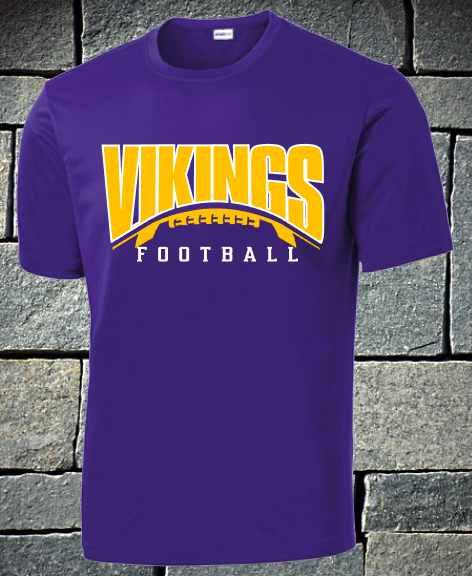 Vikings Football curved