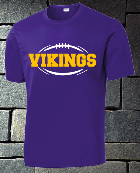 Vikings with football laces